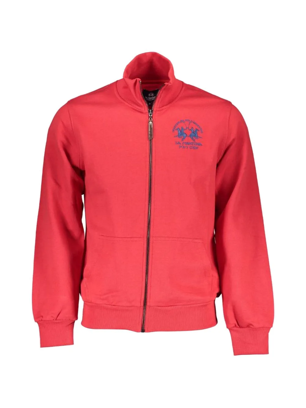 Zip-Up Embroidered Sweater by La Martina