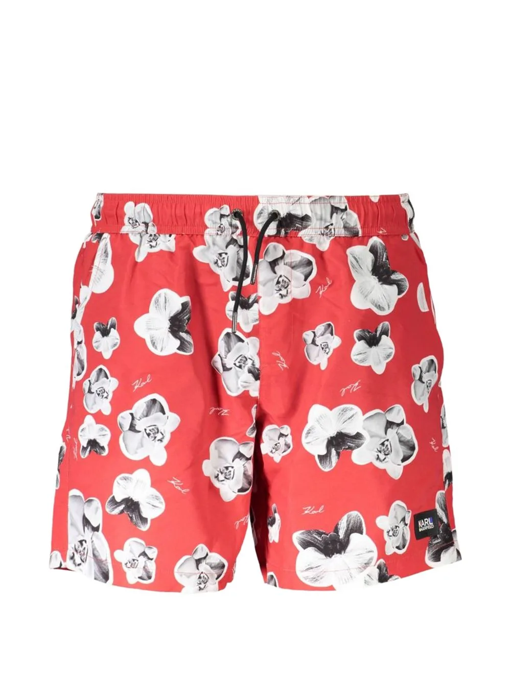 Floral-Print Swim Shorts by Karl Lagerfeld