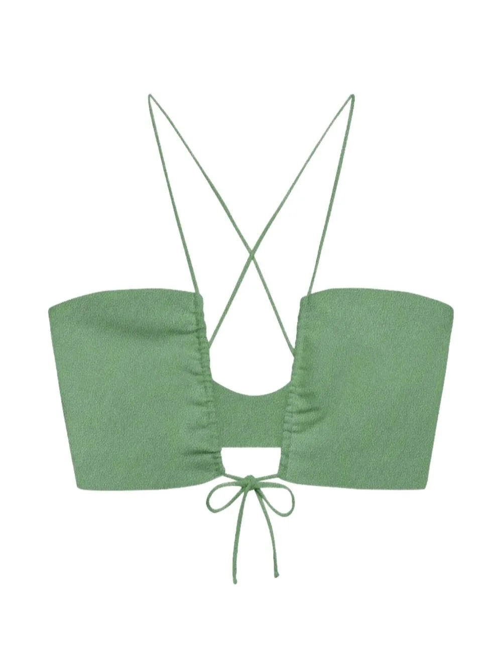 Livi Ruched Bikini Top by JADE Swim