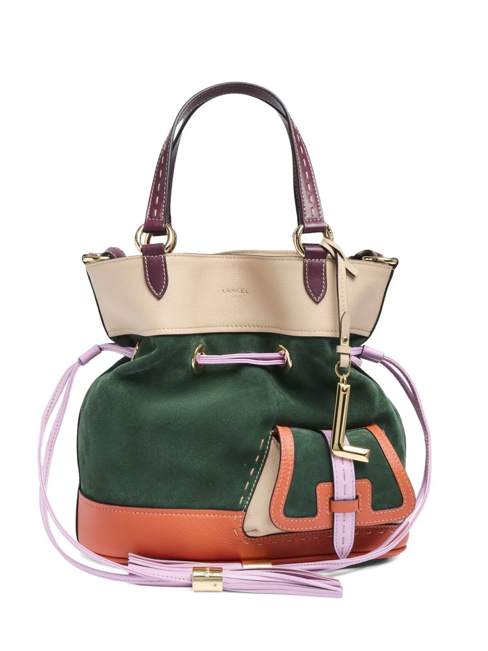 M Premier Flirt Leather Bucket Bag
