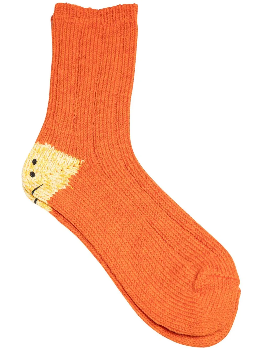 Rainbowy Happy Heel Socks by KAPITAL