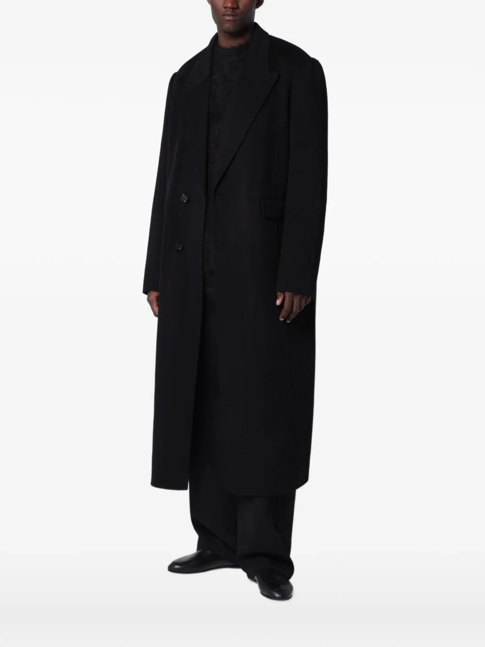 Cashmere Double-Breasted Coat by Séfr