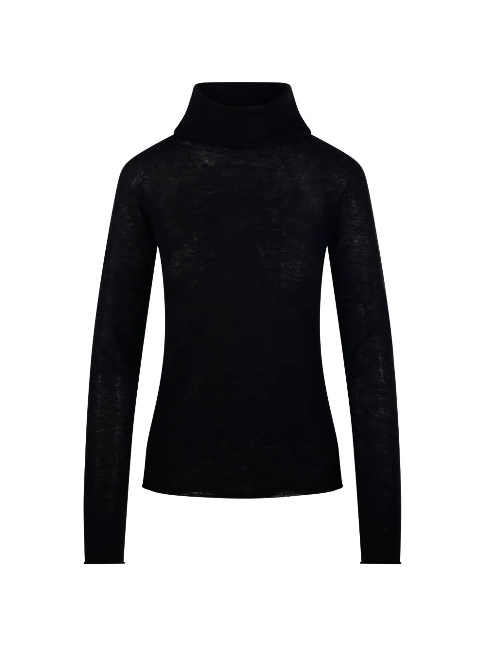 Roll-Neck Fine-Knit Sweater by Roberto Collina