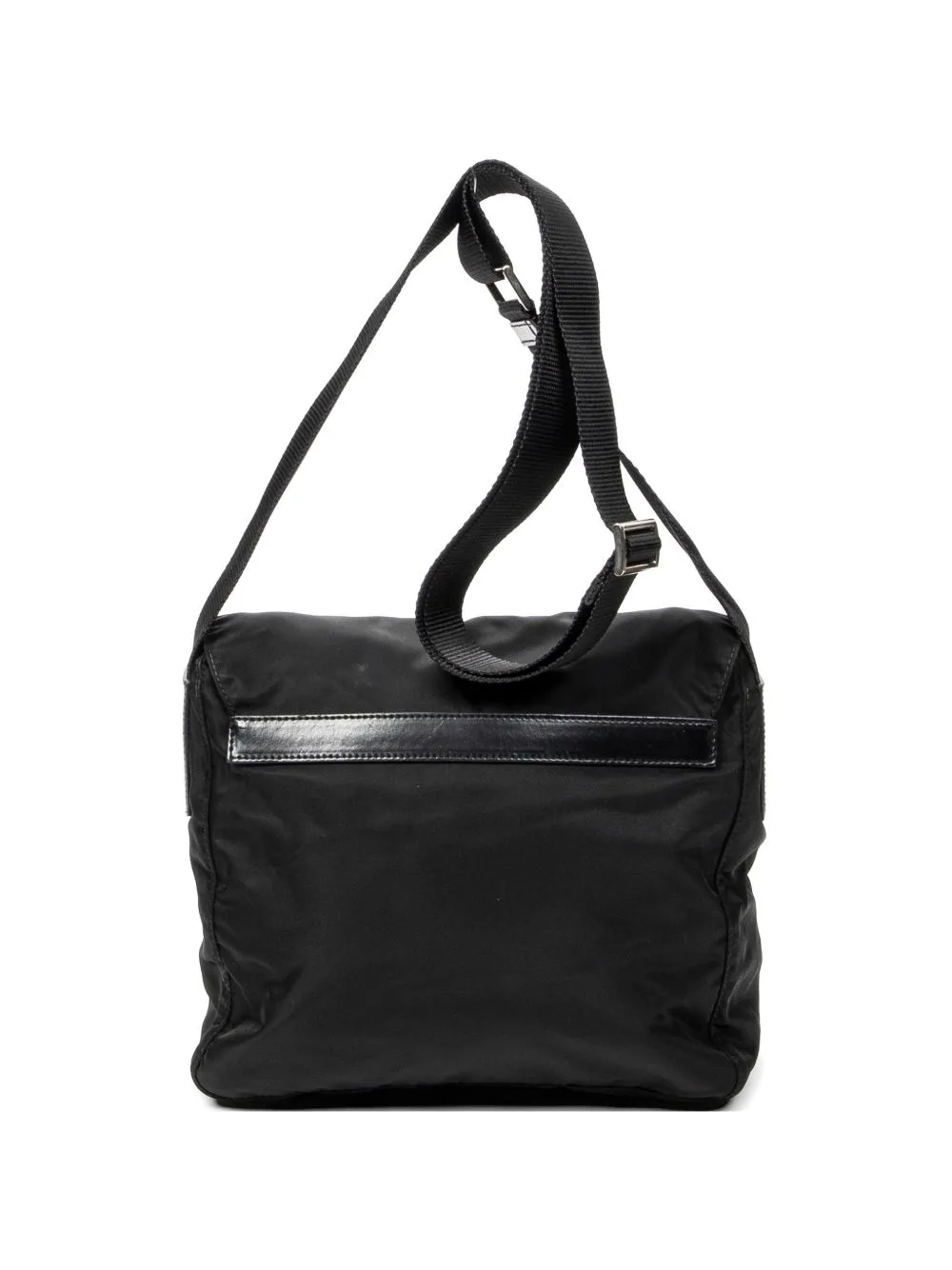 Buckle Messenger Bag by Prada Pre-Owned