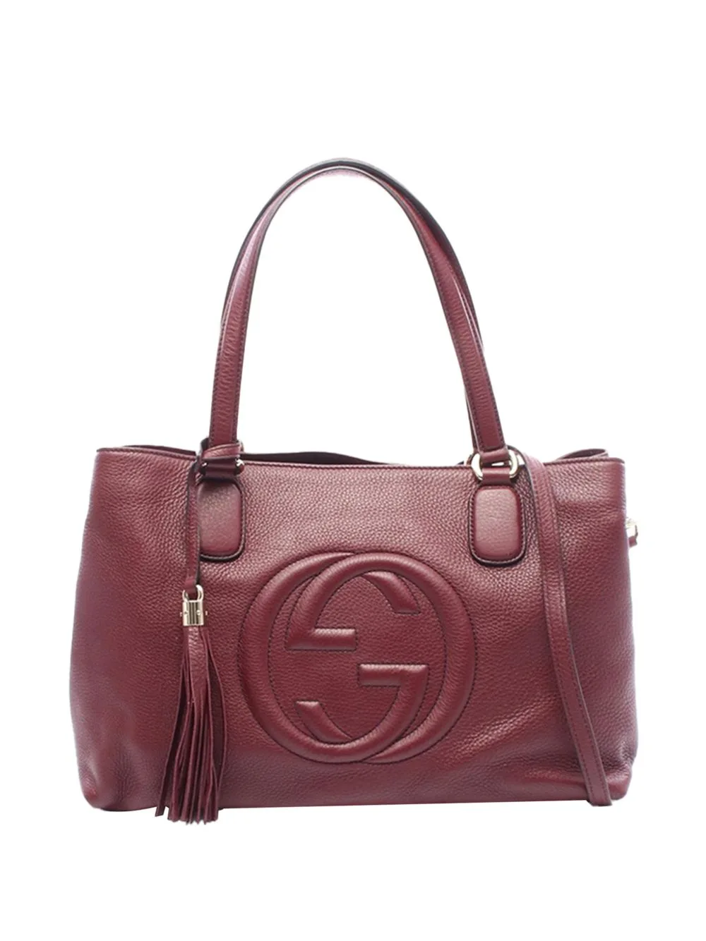 2000-2015 Medium Leather Soho Working Satchel by Gucci Pre-Owned