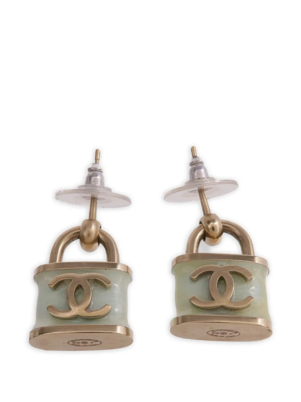 CC Padlock Earrings by CHANEL Pre-Owned