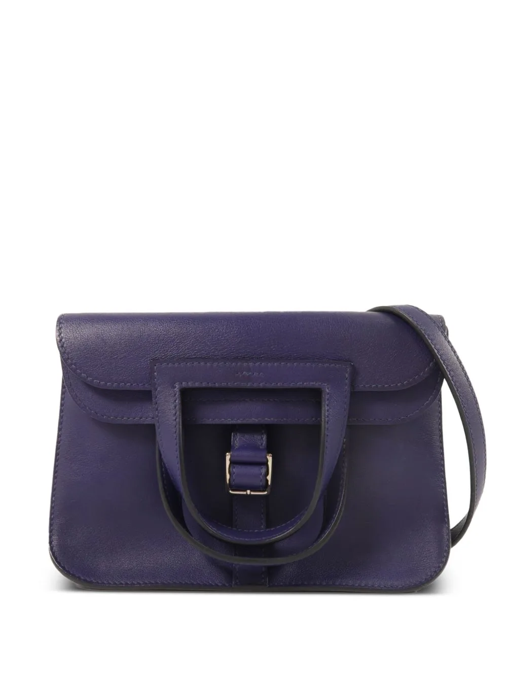 2020 Halzan Leather Shoulder Bag by Hermès Pre-Owned