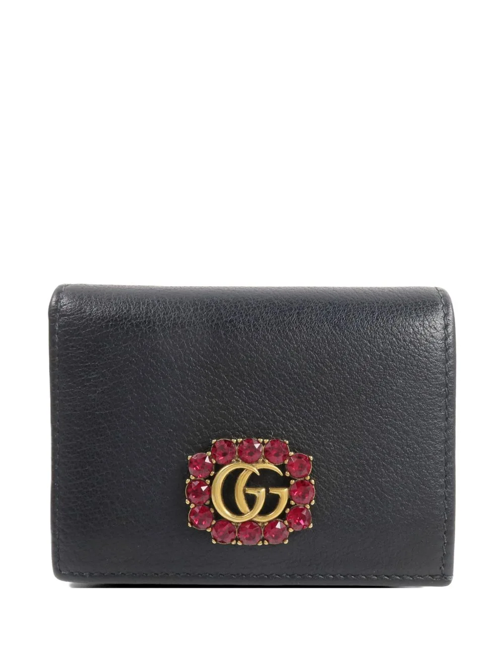 GG Marmont Crystal-Embellished Wallet by Gucci Pre-Owned