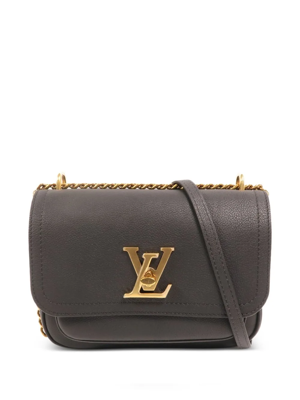 Lock Me Logo-Plaque Shoulder Bag by Louis Vuitton Pre-Owned