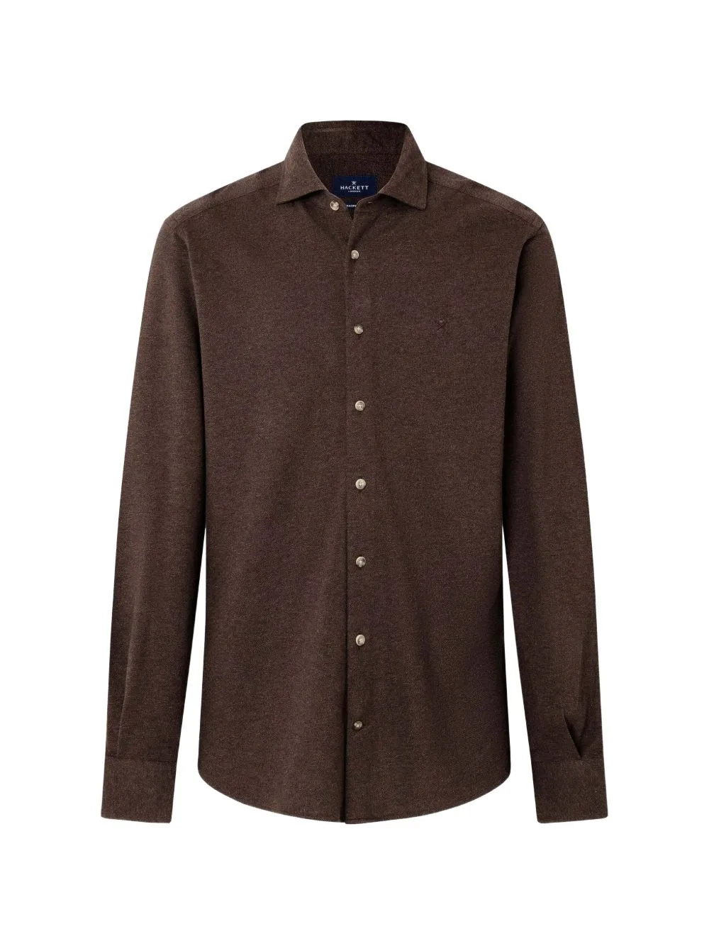 Jersey-Piqué Buttoned Shirt by Hackett London