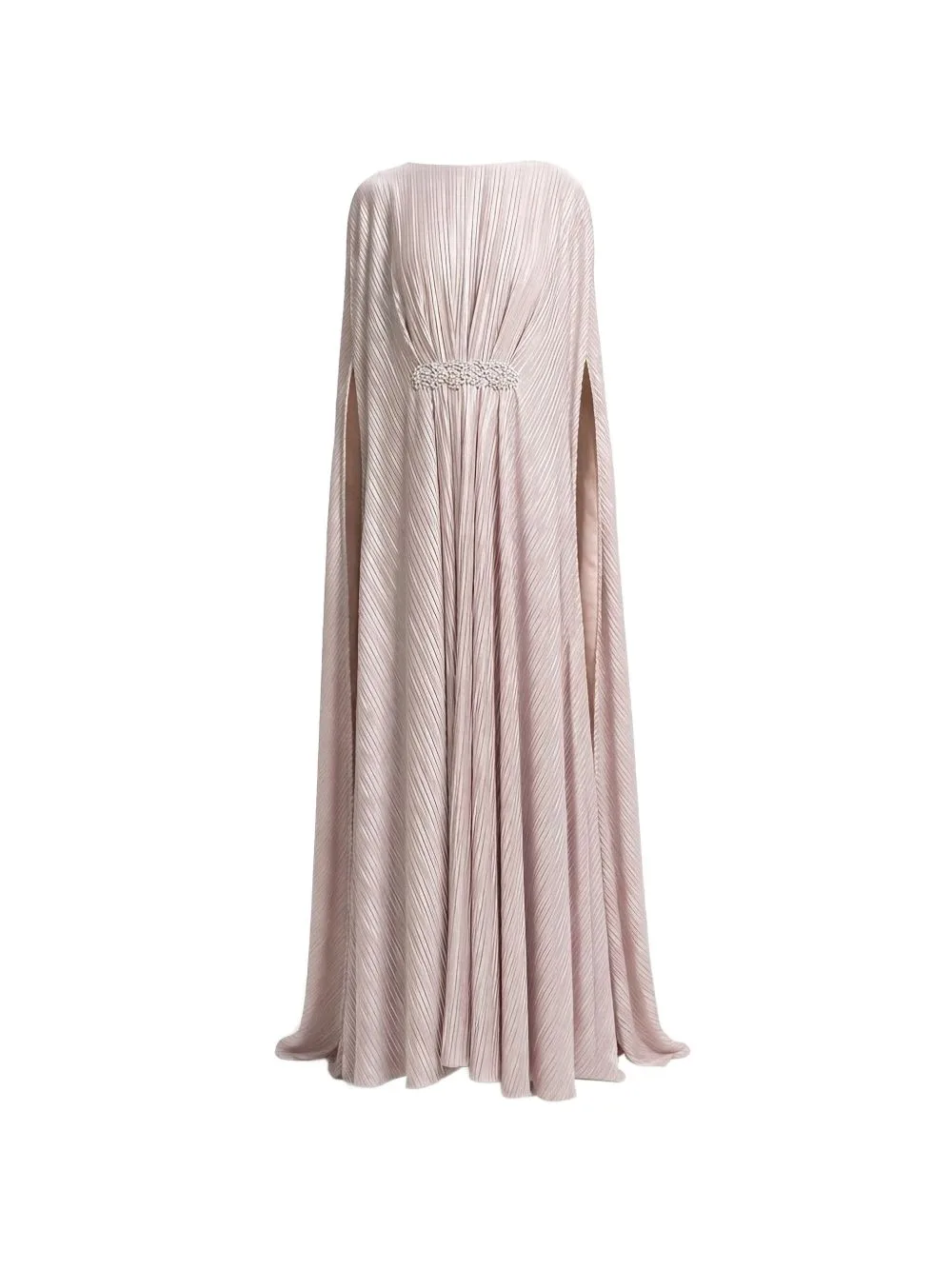 Beaded Pleated Maxi Kaftan by Gemy Maalouf