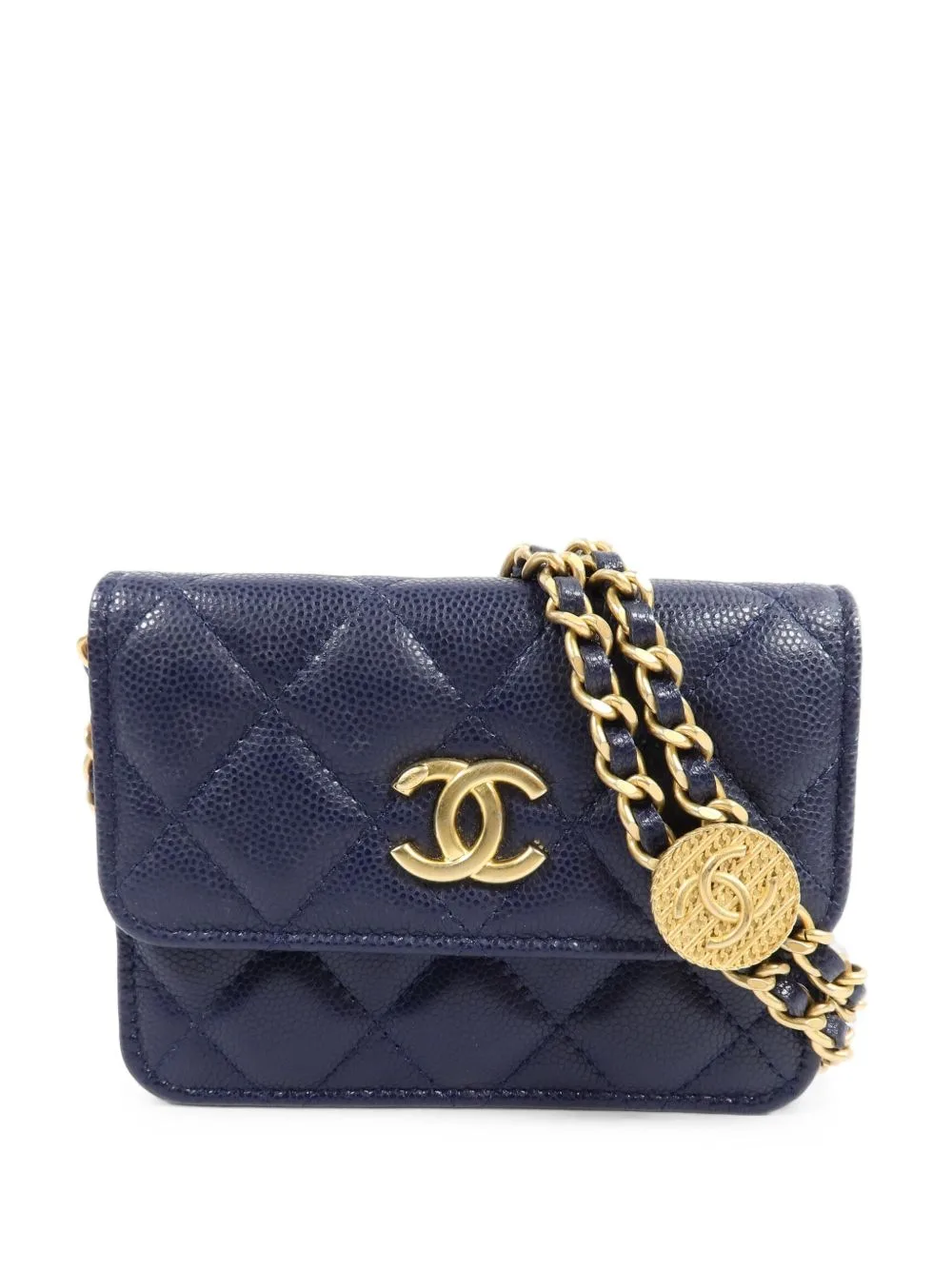 CC Quilted Chain Mini Bag by CHANEL Pre-Owned