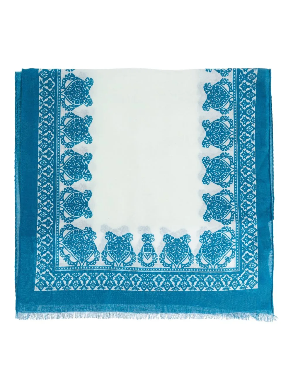 Fringed Patterned Scarf by ETRO