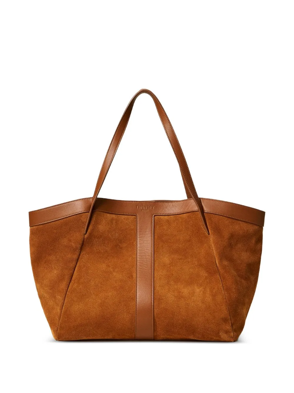 Suede Shopper Bag by TWINSET