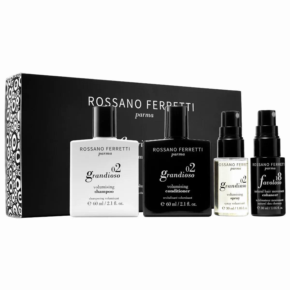 Mini Grandioso Extra Volumizing Hair Set by Rossano Ferretti Parma
