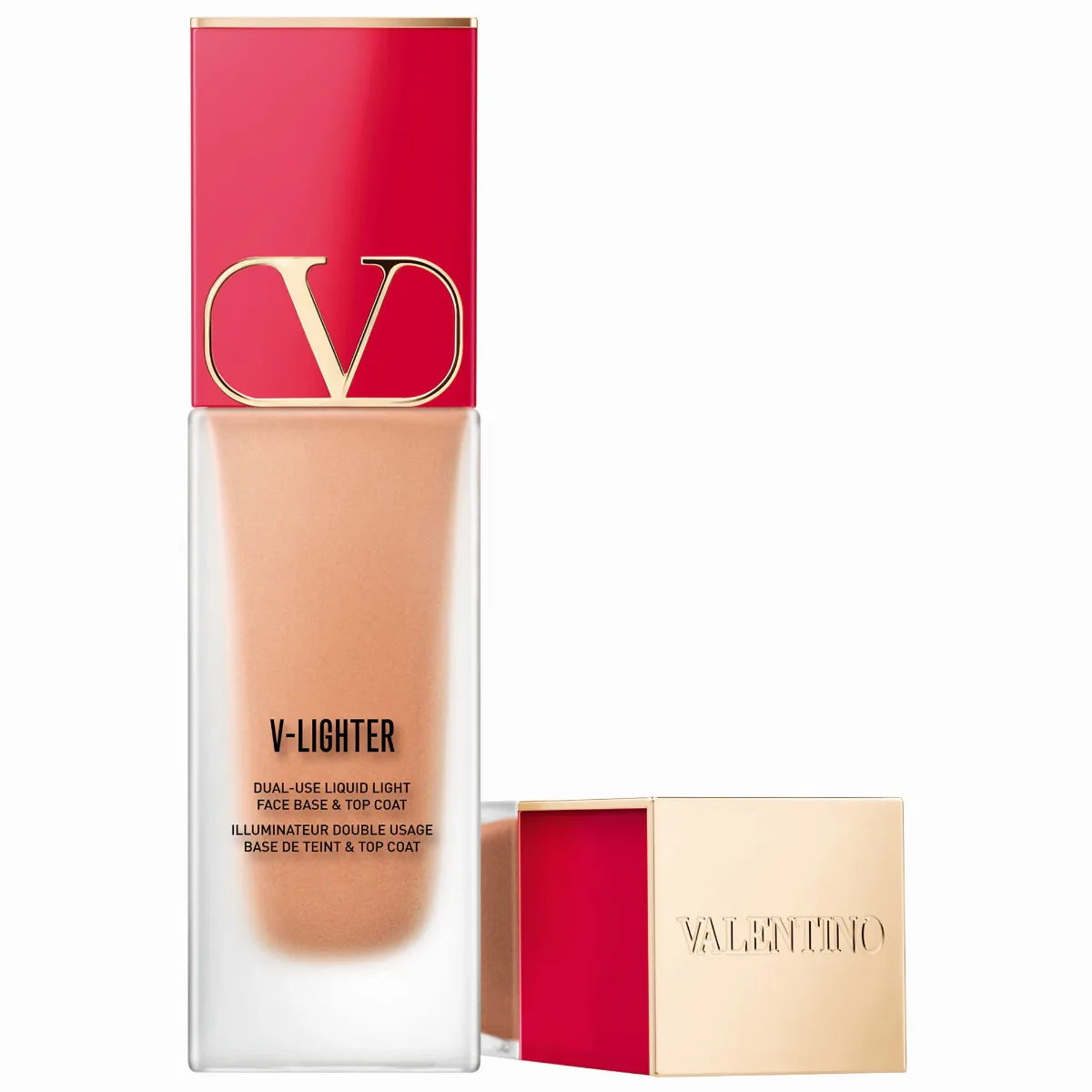 V-Lighter Illuminating Face Primer and Highlighter with Hyaluronic Acid Ambra 25 mL by Valentino