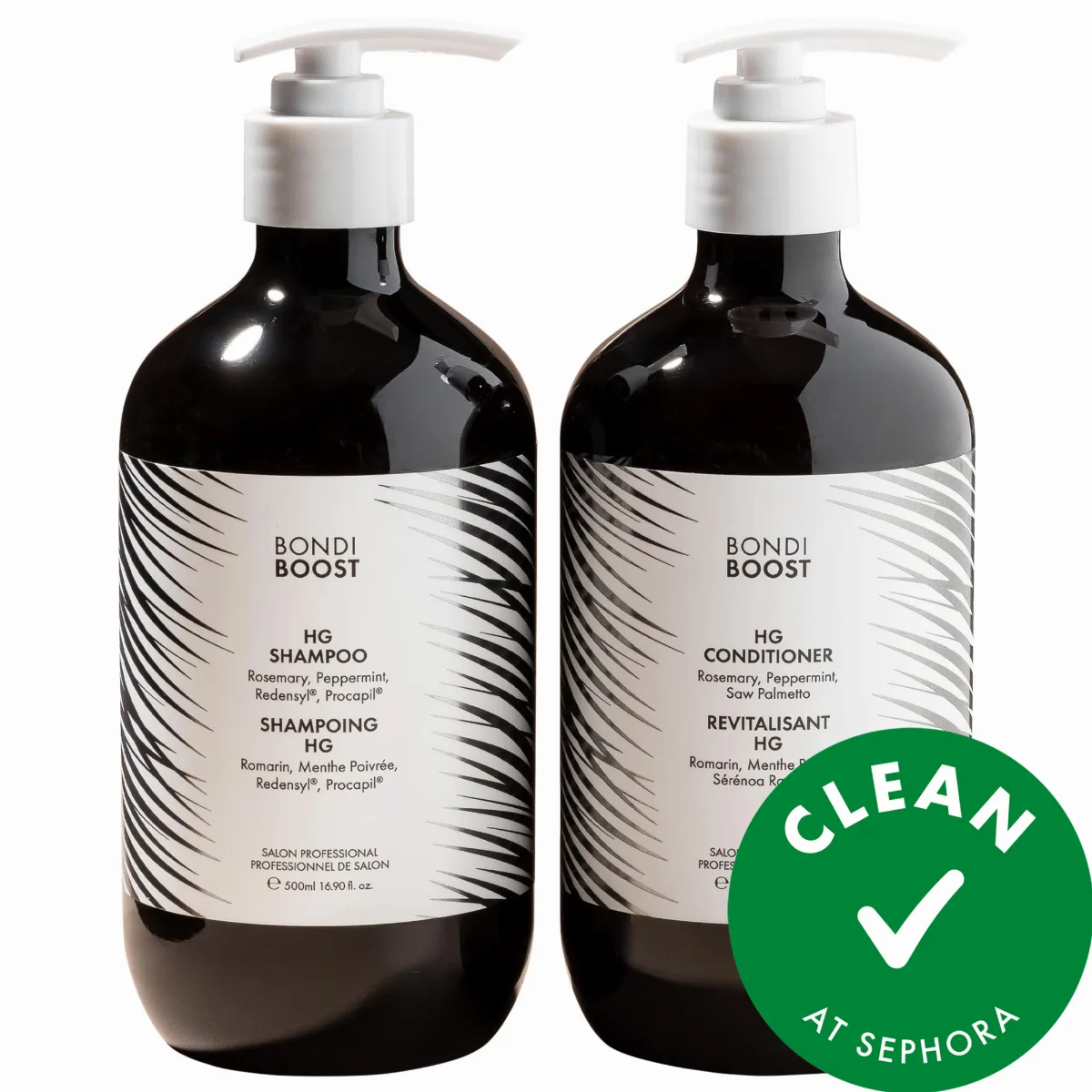 HG Shampoo & Conditioner Set for Thinning Hair with Rosemary by BondiBoost