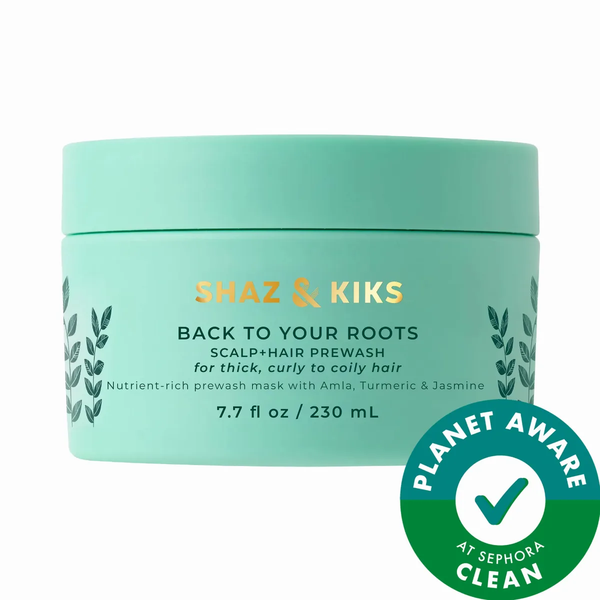 Scalp & Hair Prewash Mask for Thick, Curly or Coily Hair 7.7 oz / 230 Ml by SHAZ & KIKS