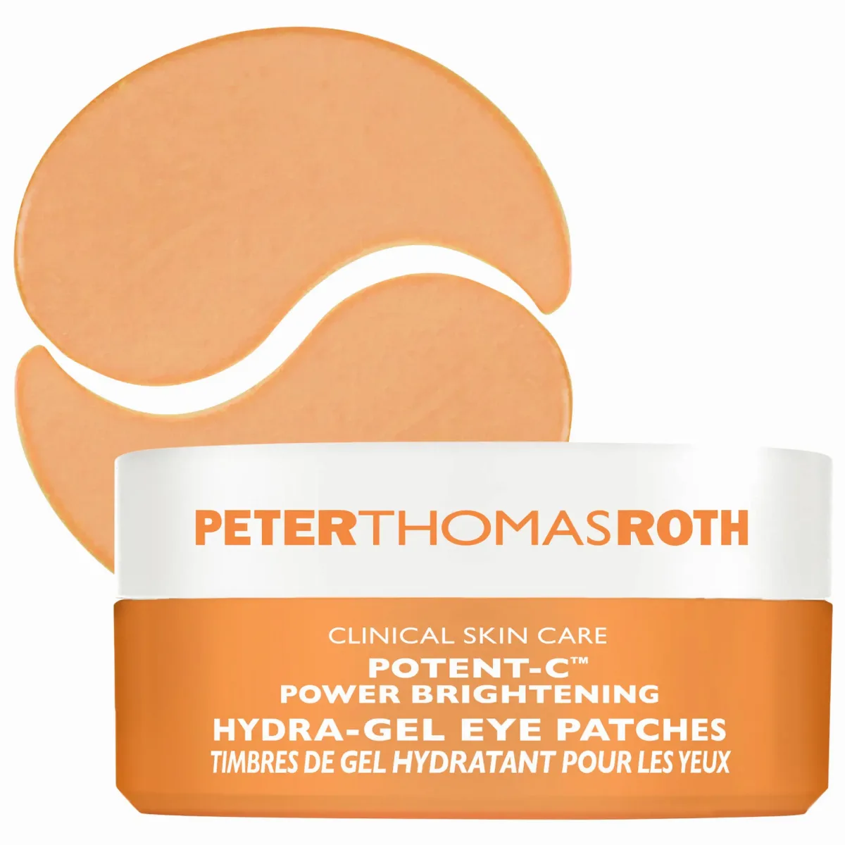 Potent-C Power Brightening Hydra-Gel Eye Mask Patches for Under-Eye Bags and Fine Lines 30 Pairs / 60 Patches by Peter Thomas Roth