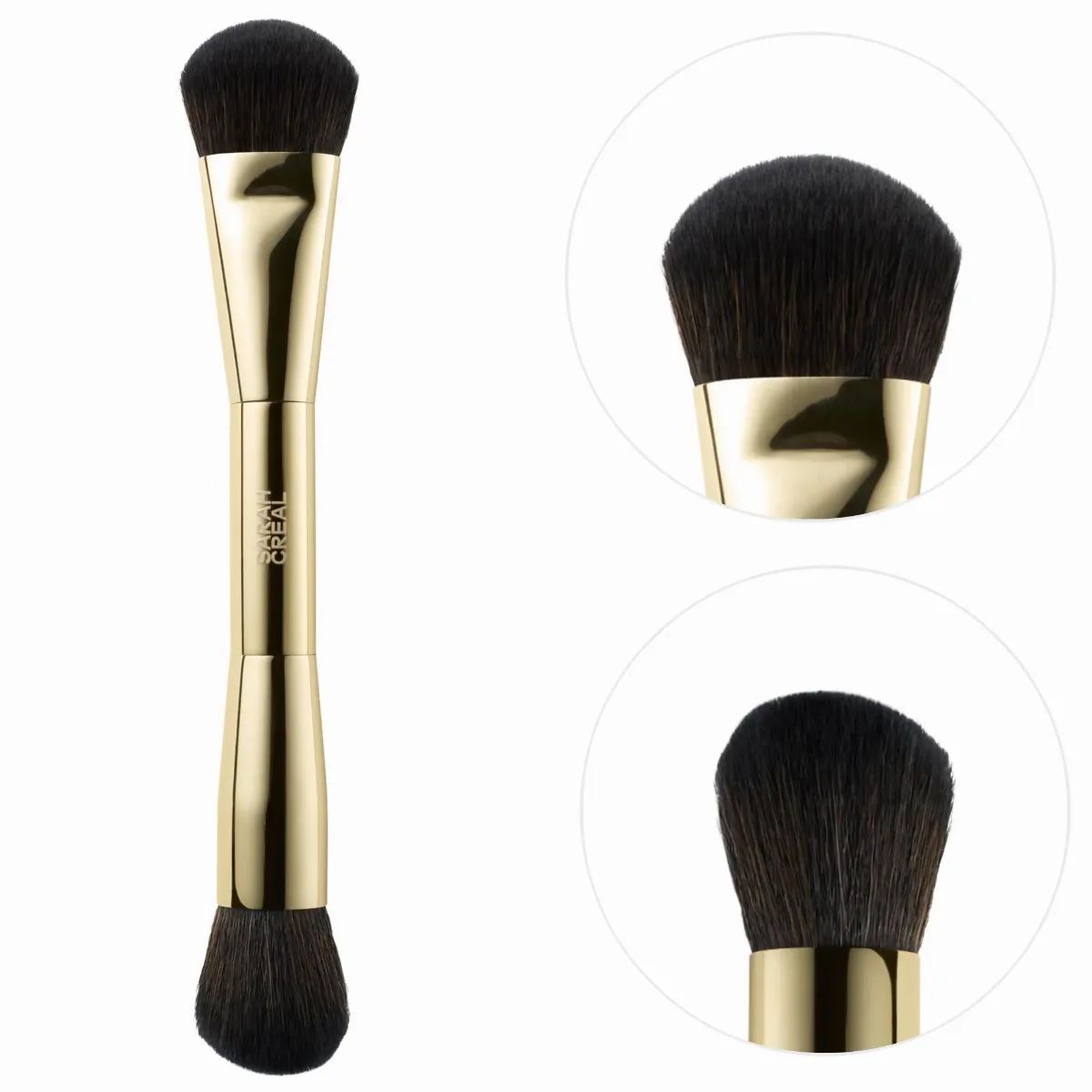 Dual Blush and Blur Precision Brush for Blushing and Lifting by Sarah Creal
