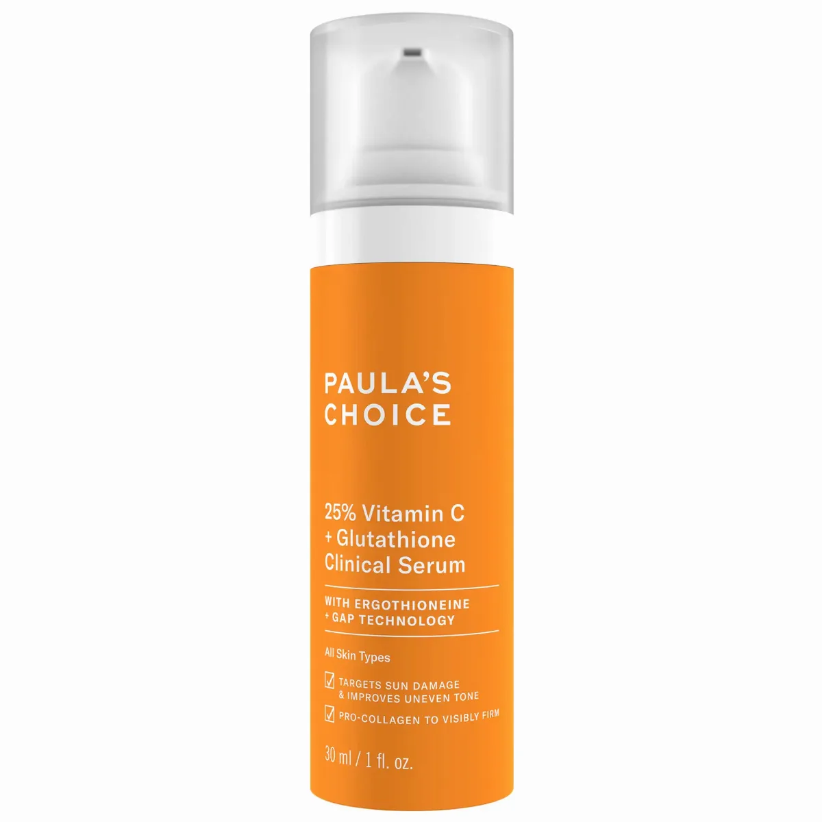 25% Vitamin C + Glutathione Clinical Serum for Brightening & Dark Spots 1 oz / 30 Ml by Paula's Choice