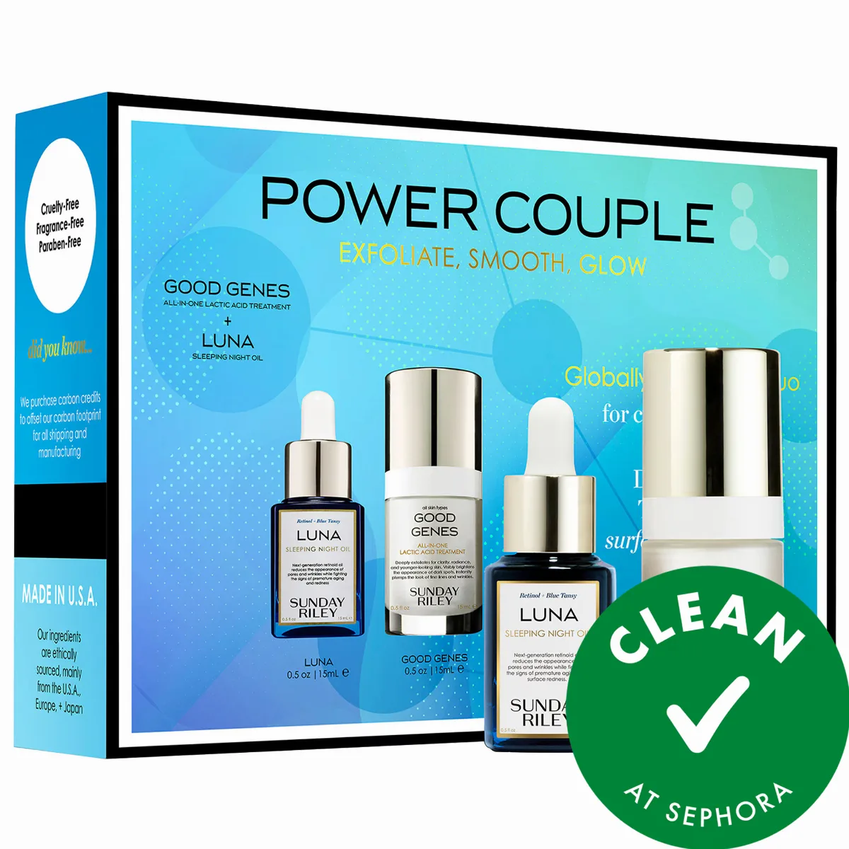 Power Couple Advanced Retinol and Lactic Acid Duo by Sunday Riley