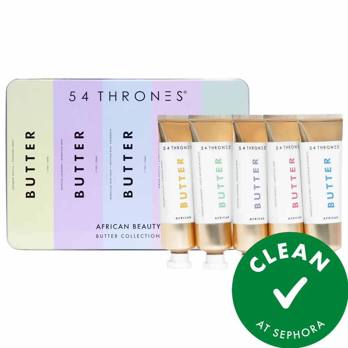 African Beauty Butter Collection Deluxe Tin by 54 Thrones