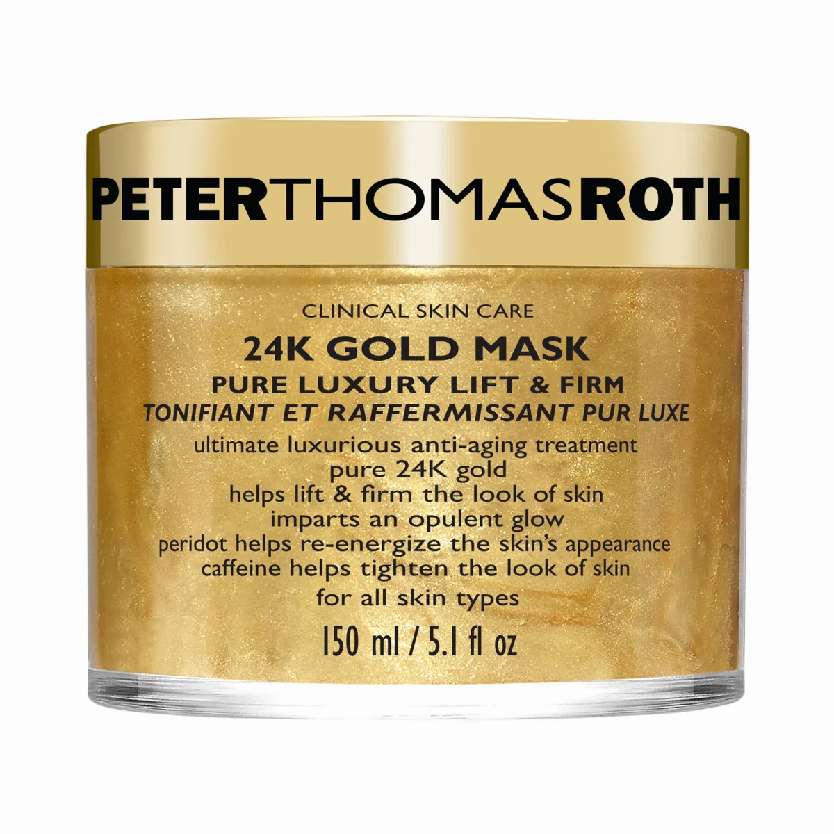 24K Gold Mask Pure Luxury Lift & Firm 5 oz by Peter Thomas Roth