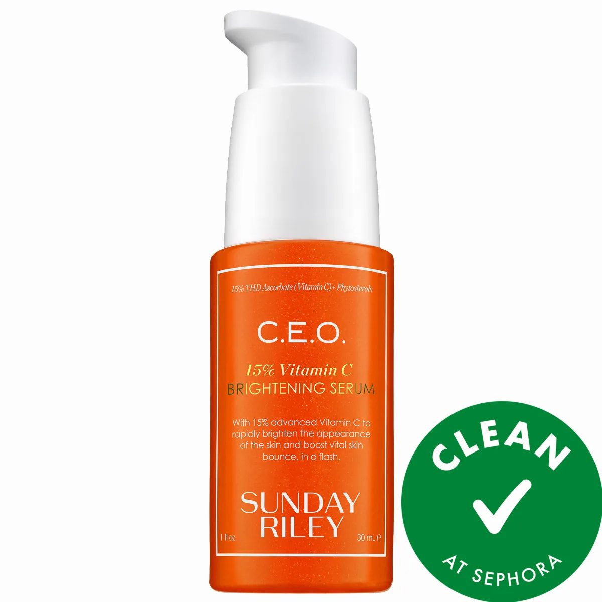 C. E.O. 15% Vitamin C Brightening Serum 1 oz / 30 mL by Sunday Riley