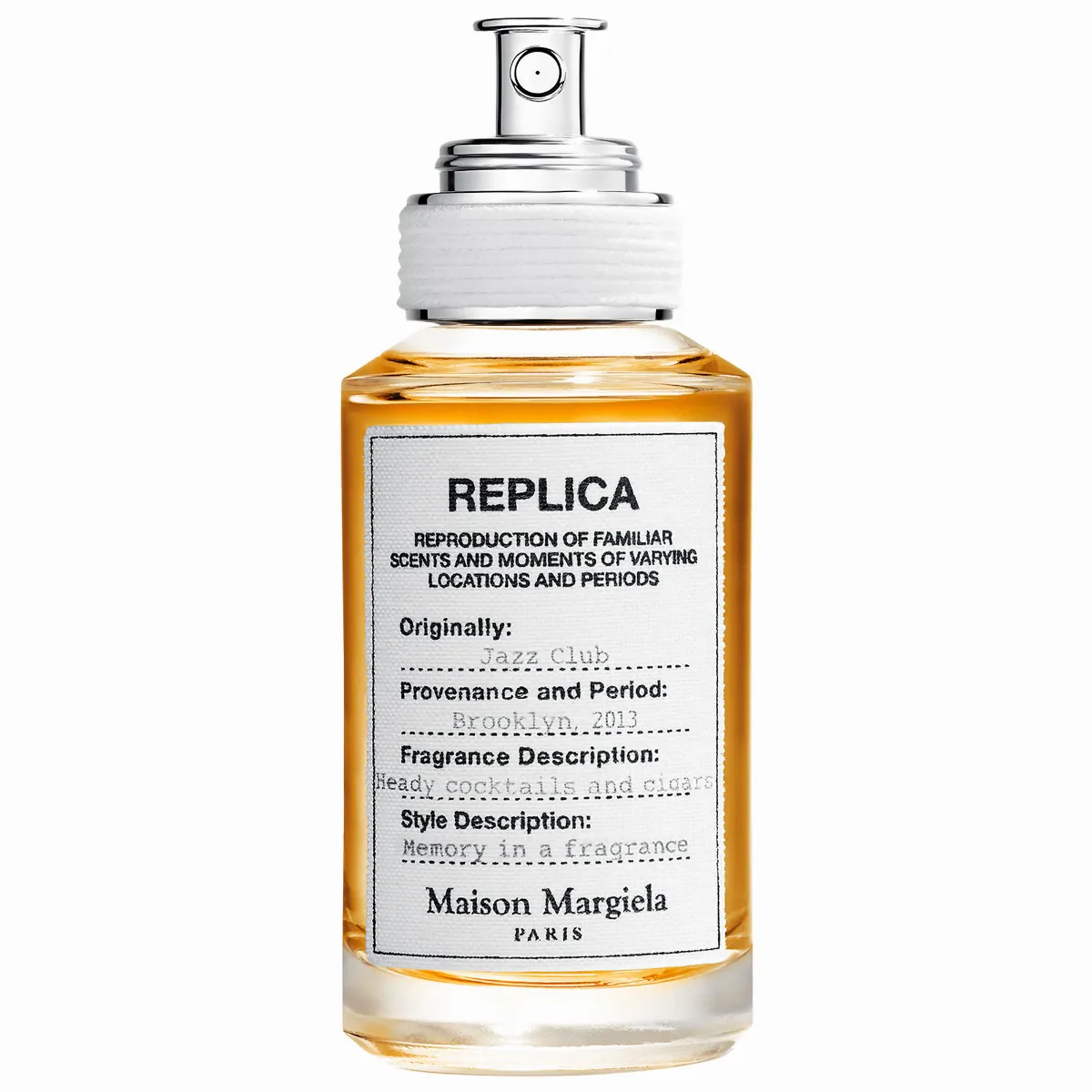 Maison Margiela Replica Jazz Club Eau De Toilette with Tobacco Leaf, Pink Pepper, and Rum 1.0 oz / 30 Ml by Maison Margiela
