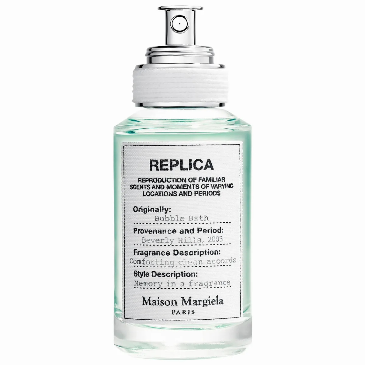 Maison Margiela Replica Bubble Bath Eau De Toilette with Soap Bubble, Rose, White Musk, and Coconut Milk 1 oz / 30 mL by Maison Margiela