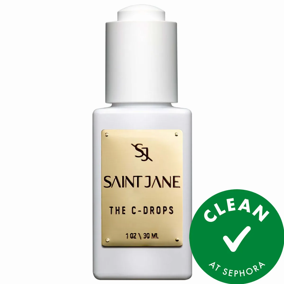Vitamin C Glow Drops - Brightening Serum with 20% Vitamin C Blend 1 oz / 30 mL by Saint Jane Beauty