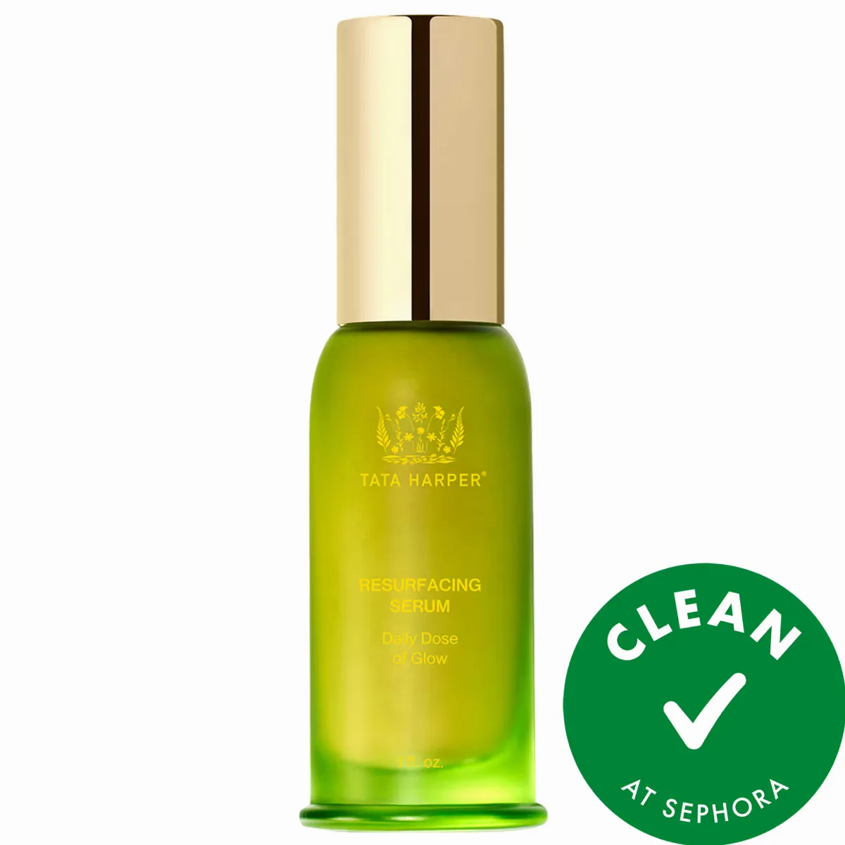 Resurfacing & Brightening AHA + BHA Serum with Vitamin C 1 oz / 30 Ml by Tata Harper