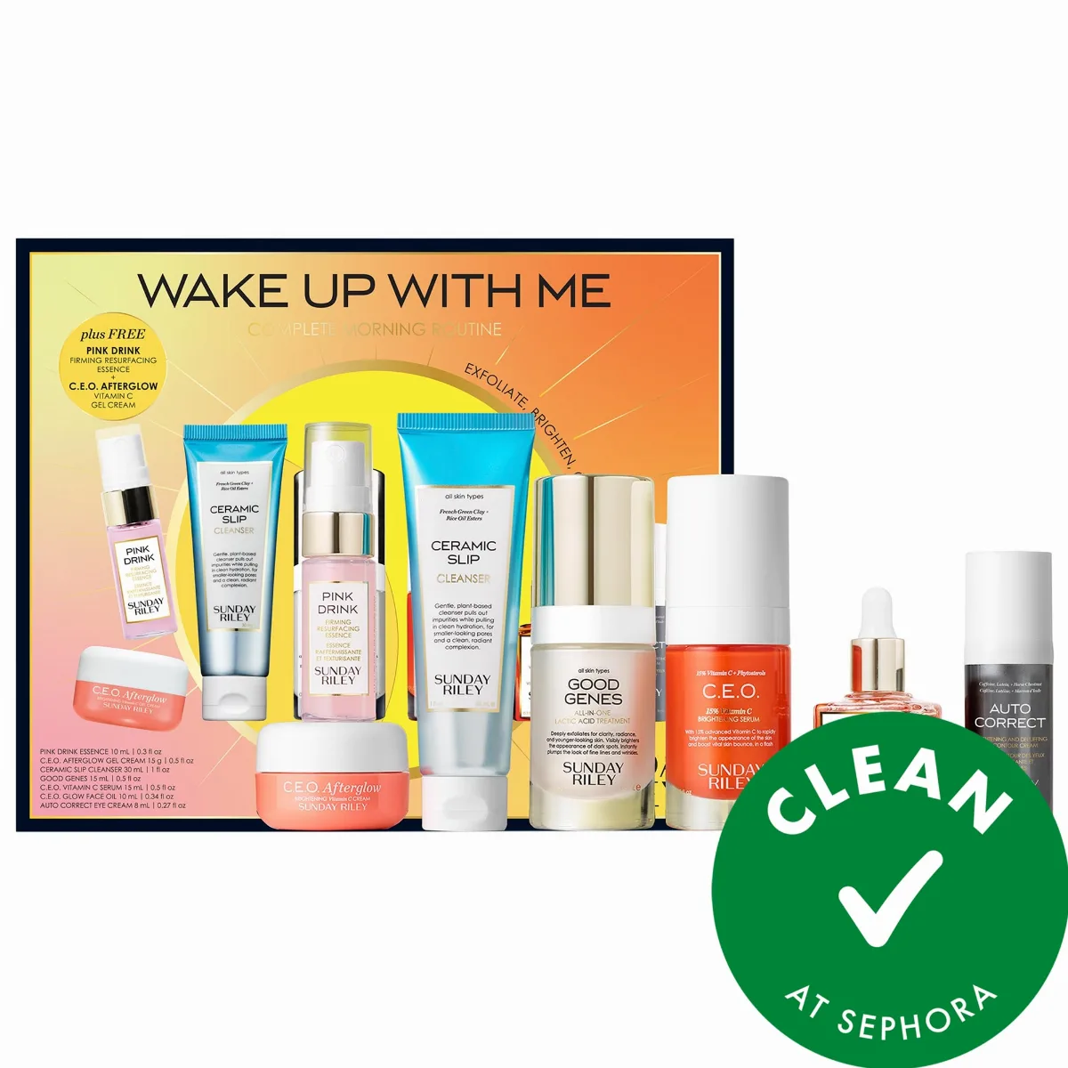 Wake Up with Me Morning Routine Kit by Sunday Riley
