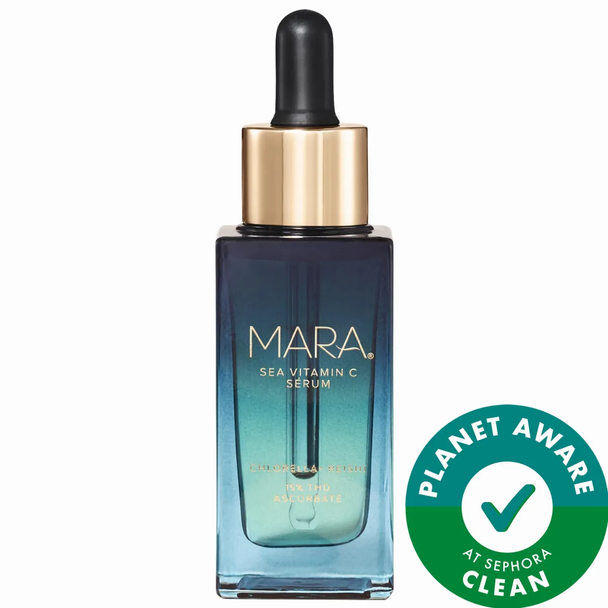 Sea Vitamin C Serum for Brightening Dark Spots & Redness with Algae 1 oz / 30 mL by MARA