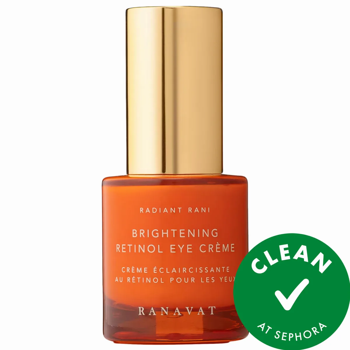 Brightening Retinol Eye Creme for Fine Lines & Dark Circles with Bakuchiol 0.5 oz by RANAVAT