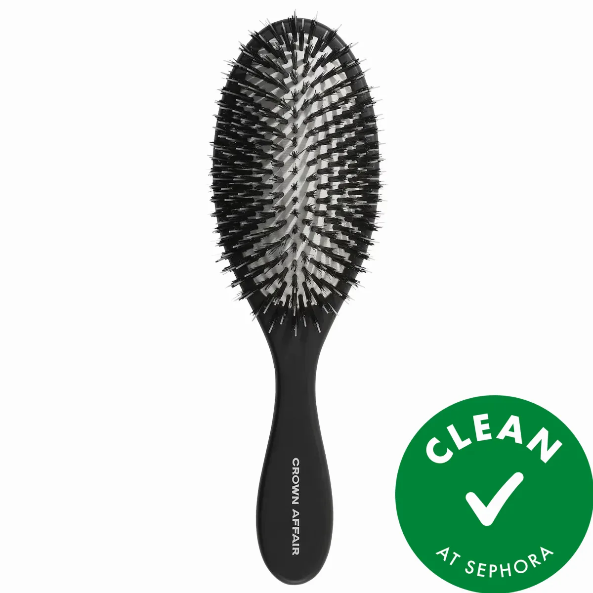 The Dual-Bristle Boar Hair Brush No. 001 for All Hair Textures by Crown Affair