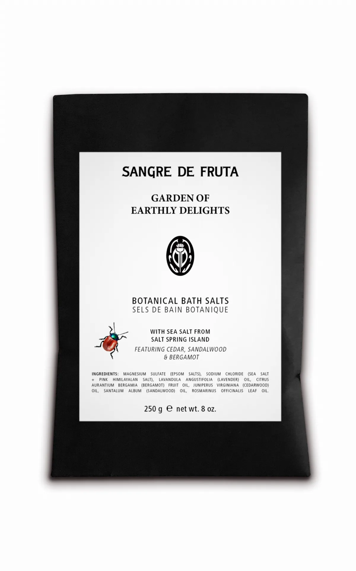 Garden of Earthly Delights Botanical Bath Salts by Sangre de Fruta
