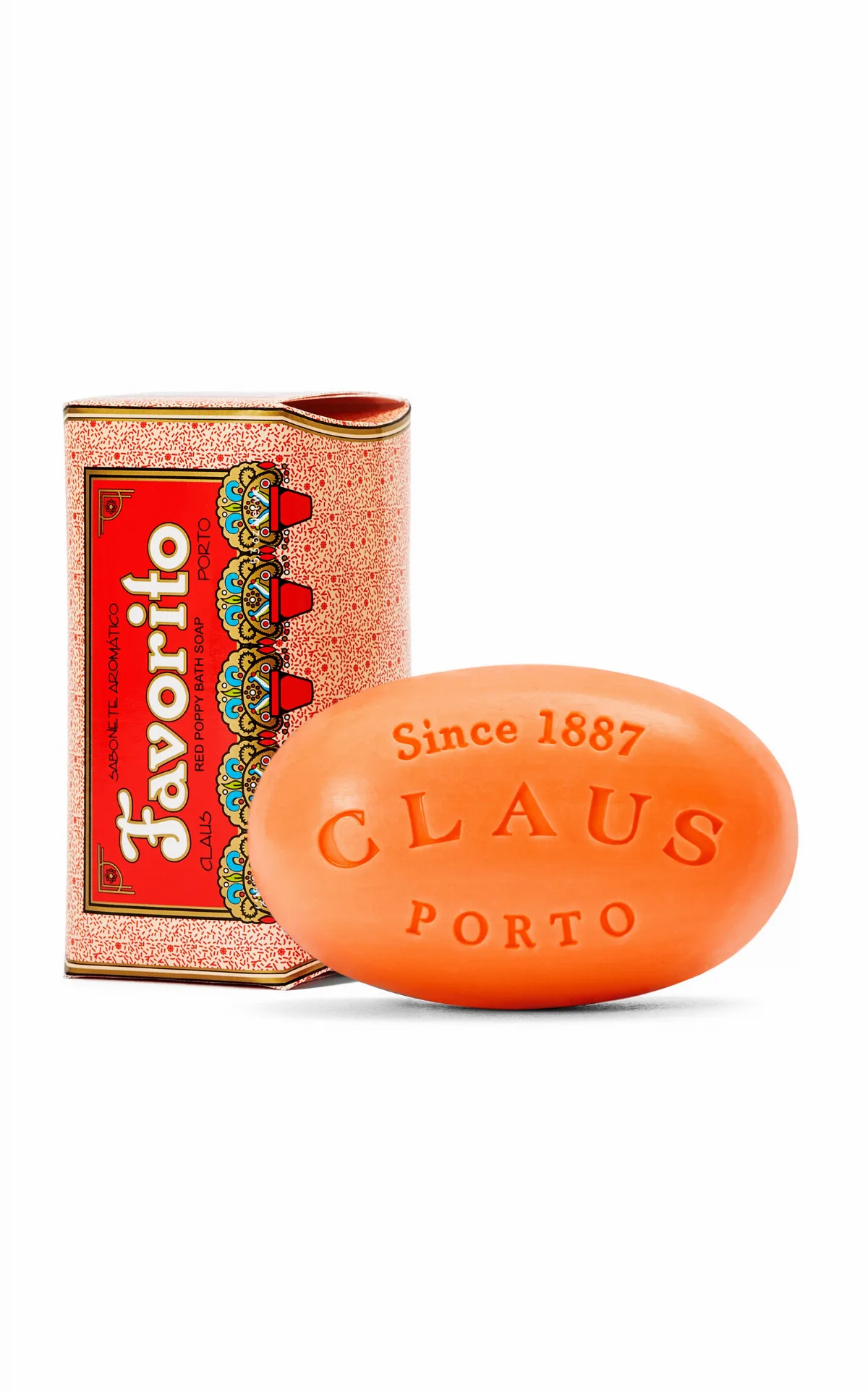 Favorita Red Poppy Soap by Claus Porto