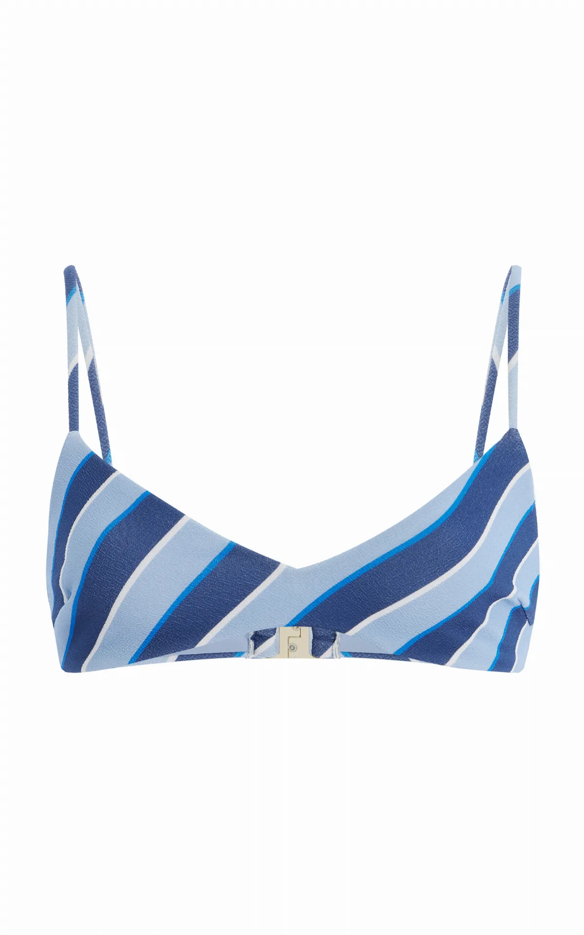Striped Bralette Bikini Top by Zulu & Zephyr