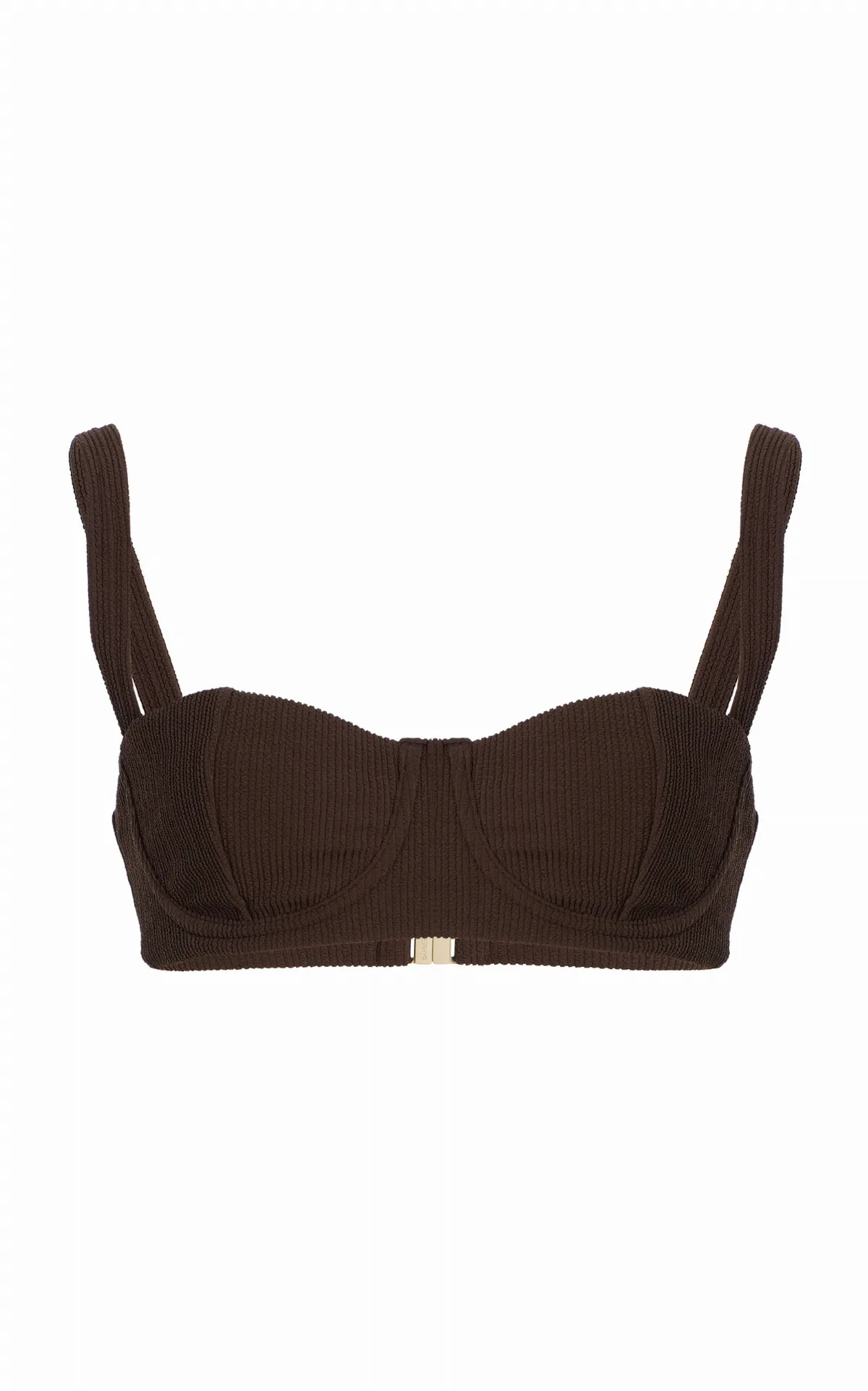 Textured Balconette Bikini Top by Zulu & Zephyr