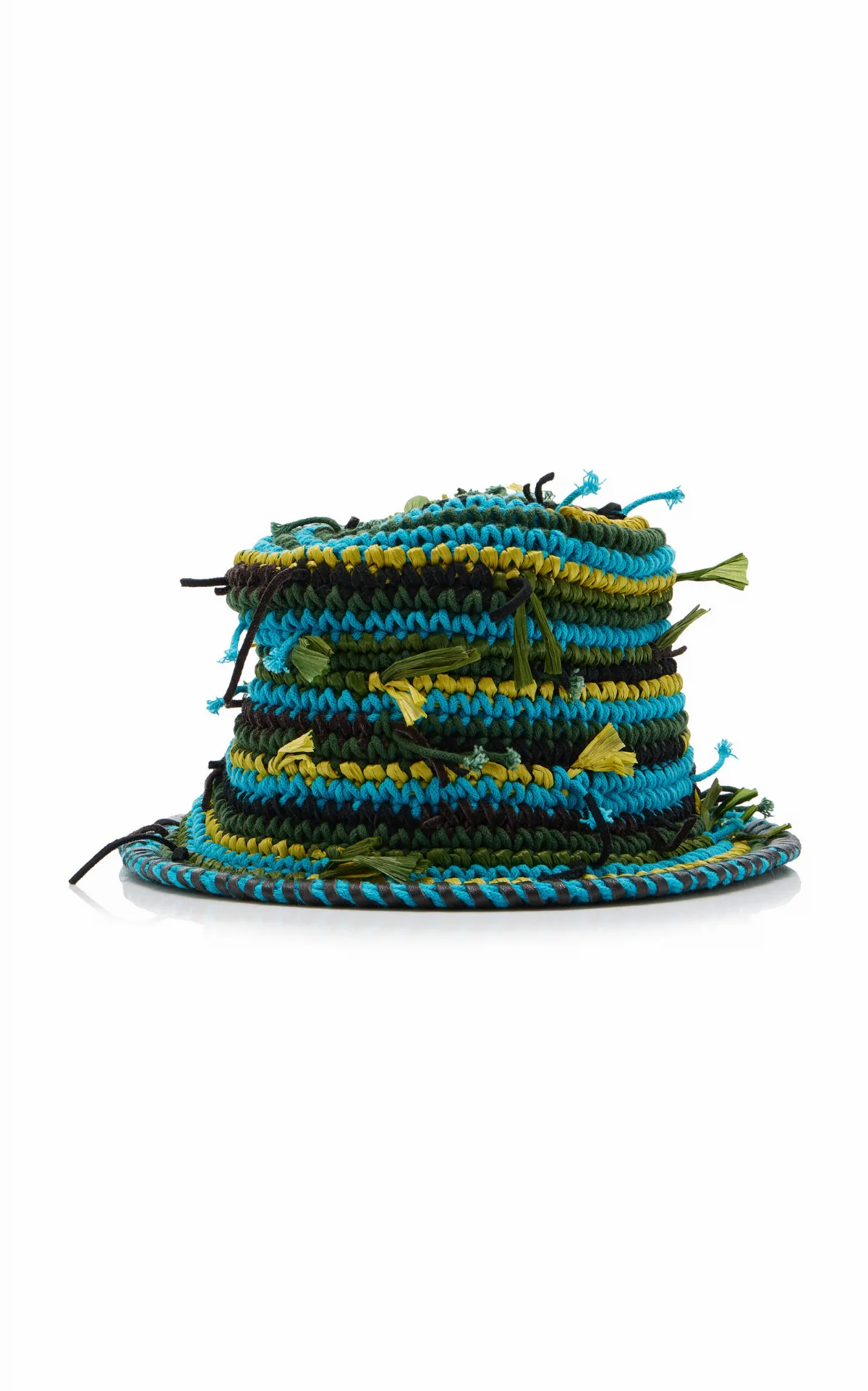 Meyers Crocheted Cotton Bucket Hat by STAUD