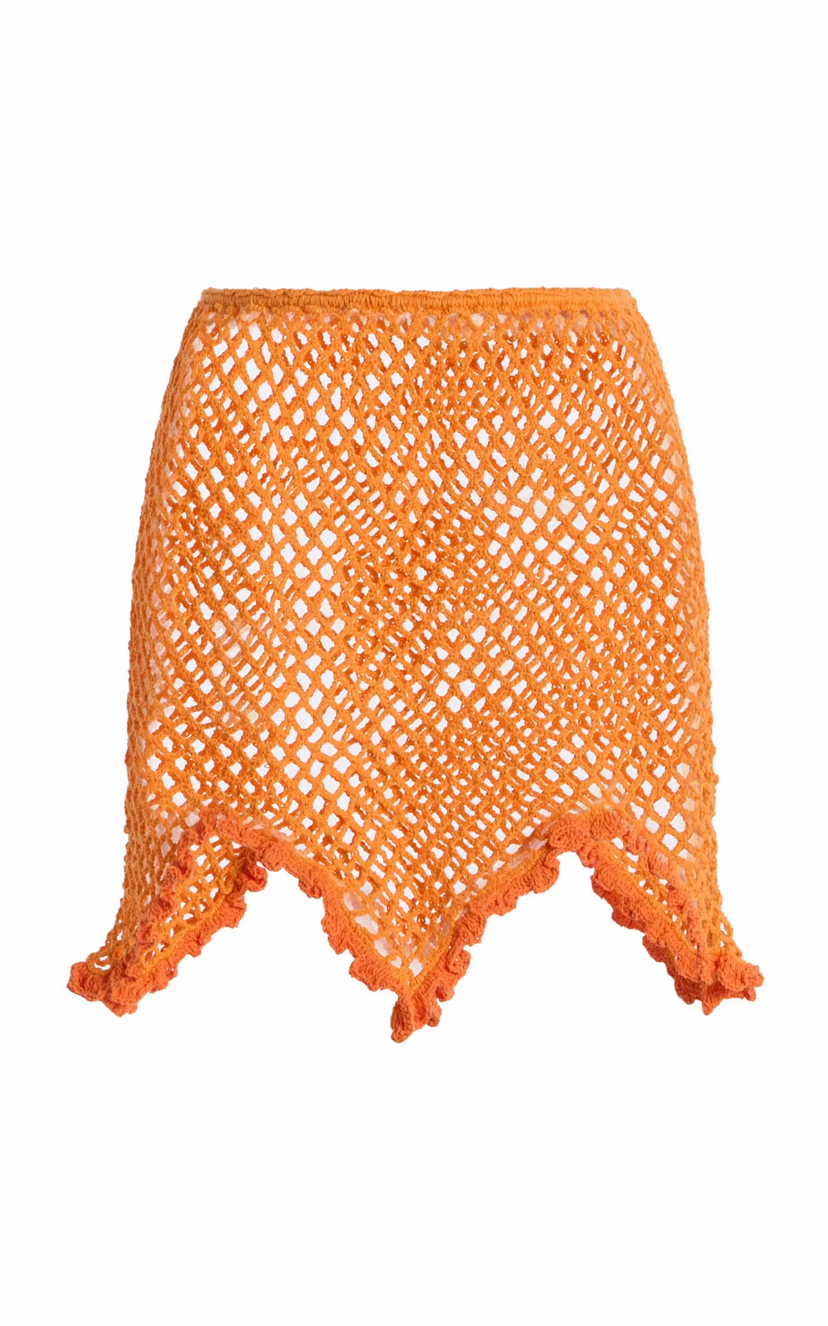 Crocheted Cotton Mini Skirt by Akoia Swim