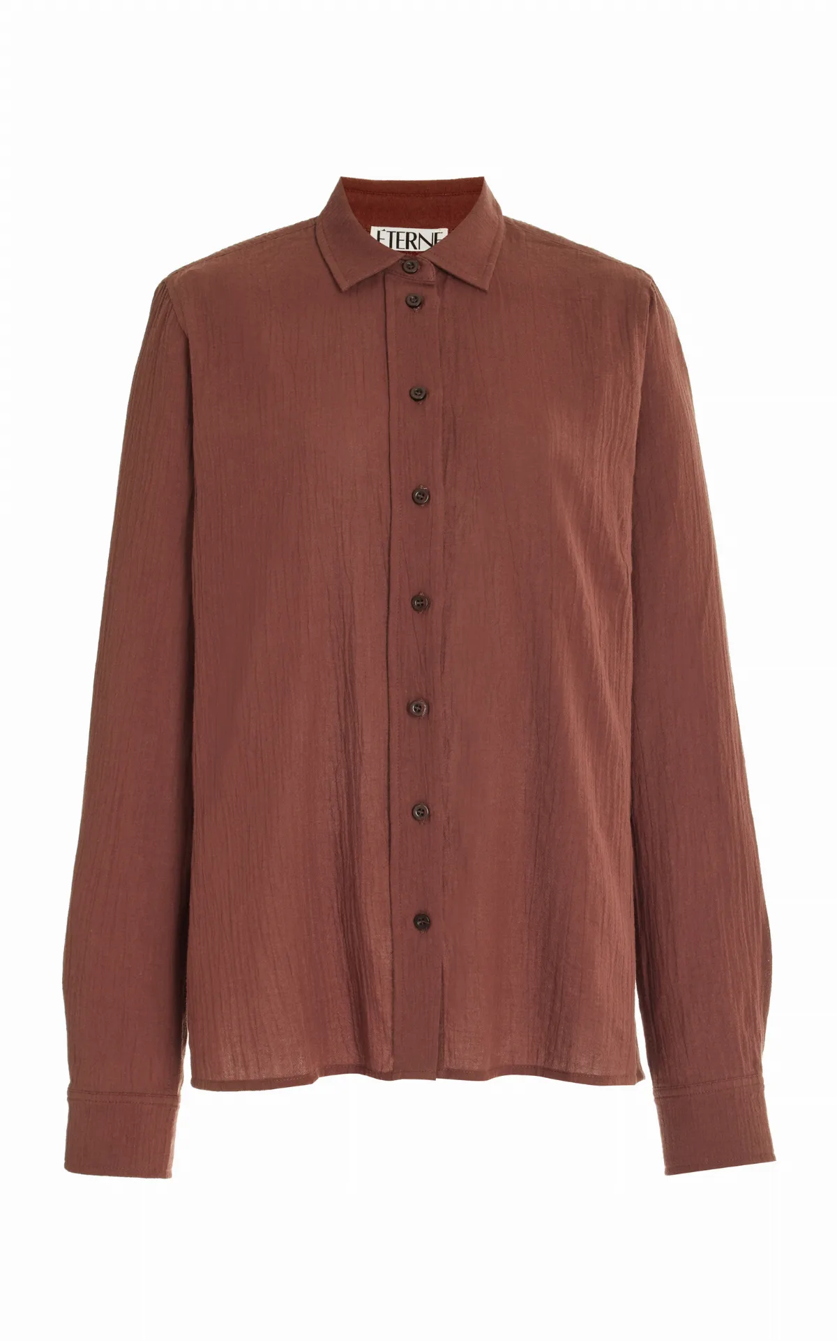 Jolene Cotton Button-Down Shirt by Éterne