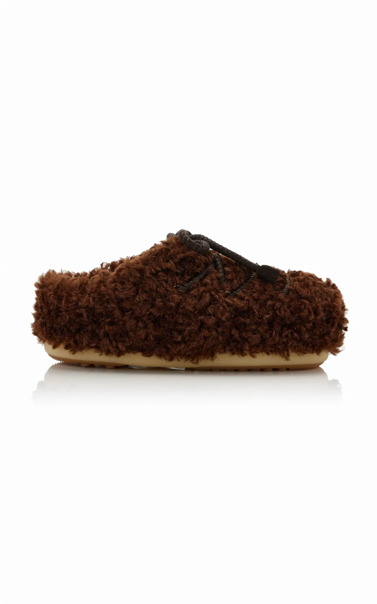 EVX Faux-Shearling Mules by MOON BOOT