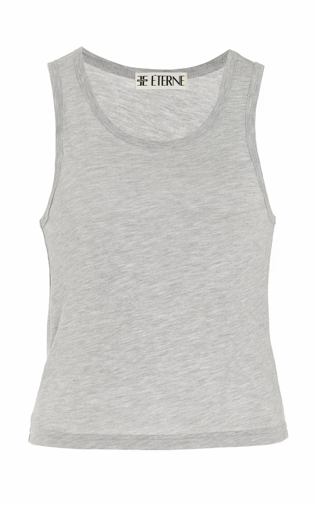Fitted Cotton-Blend Jersey Tank Top by Éterne