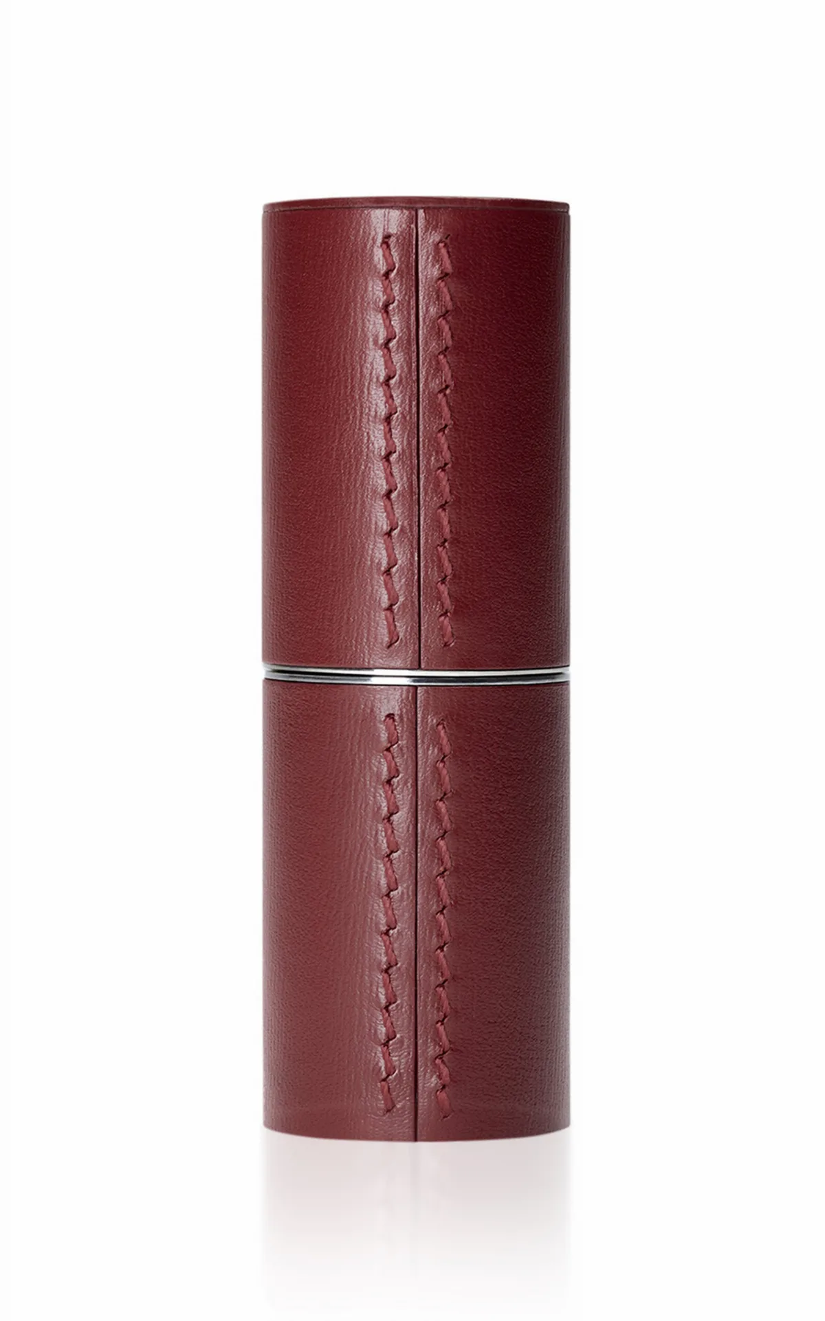 Refillable Leather Case - Chocolate by LA BOUCHE ROUGE