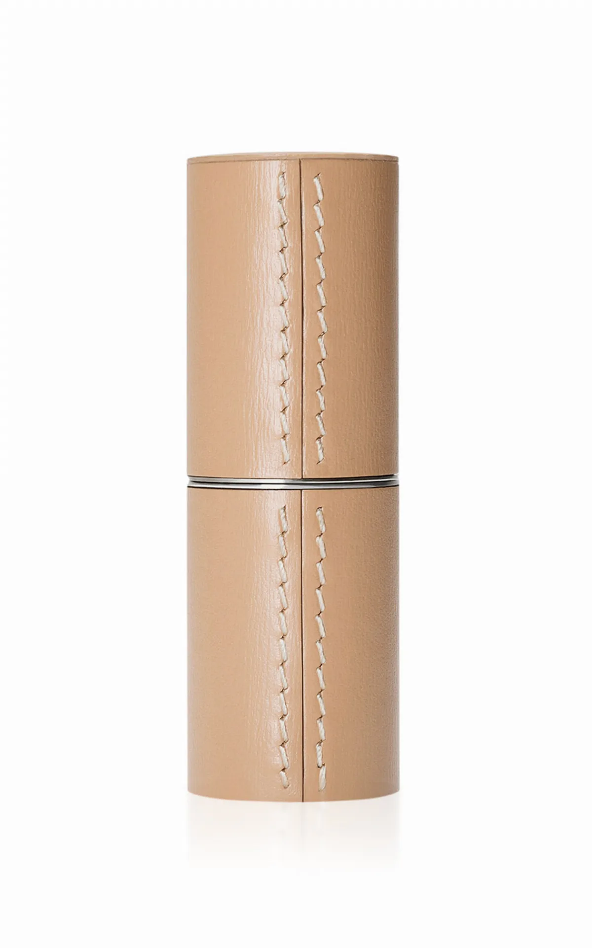 Refillable Leather Case - Camel by LA BOUCHE ROUGE