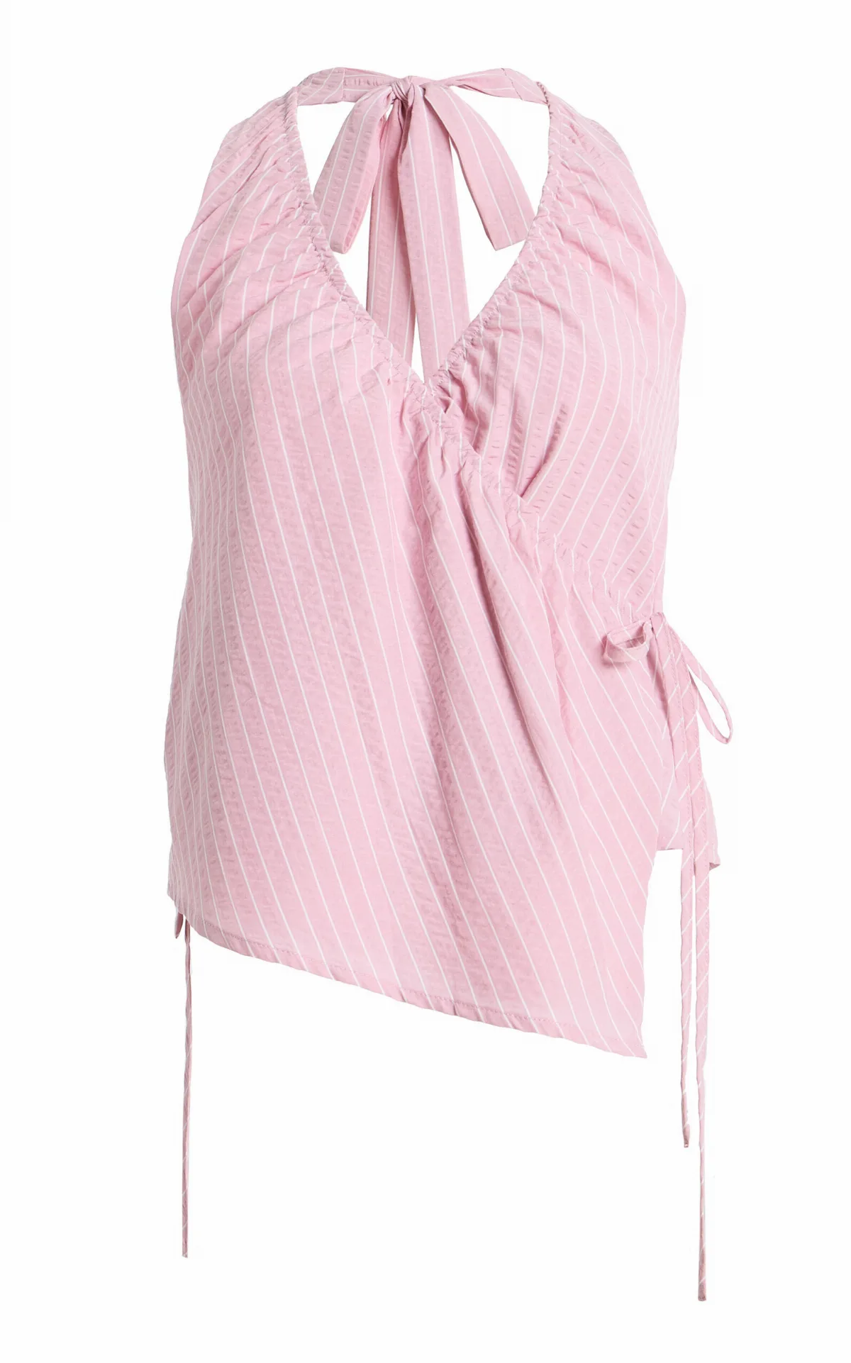 Lola Cotton-Blend Halter Top by ELCE