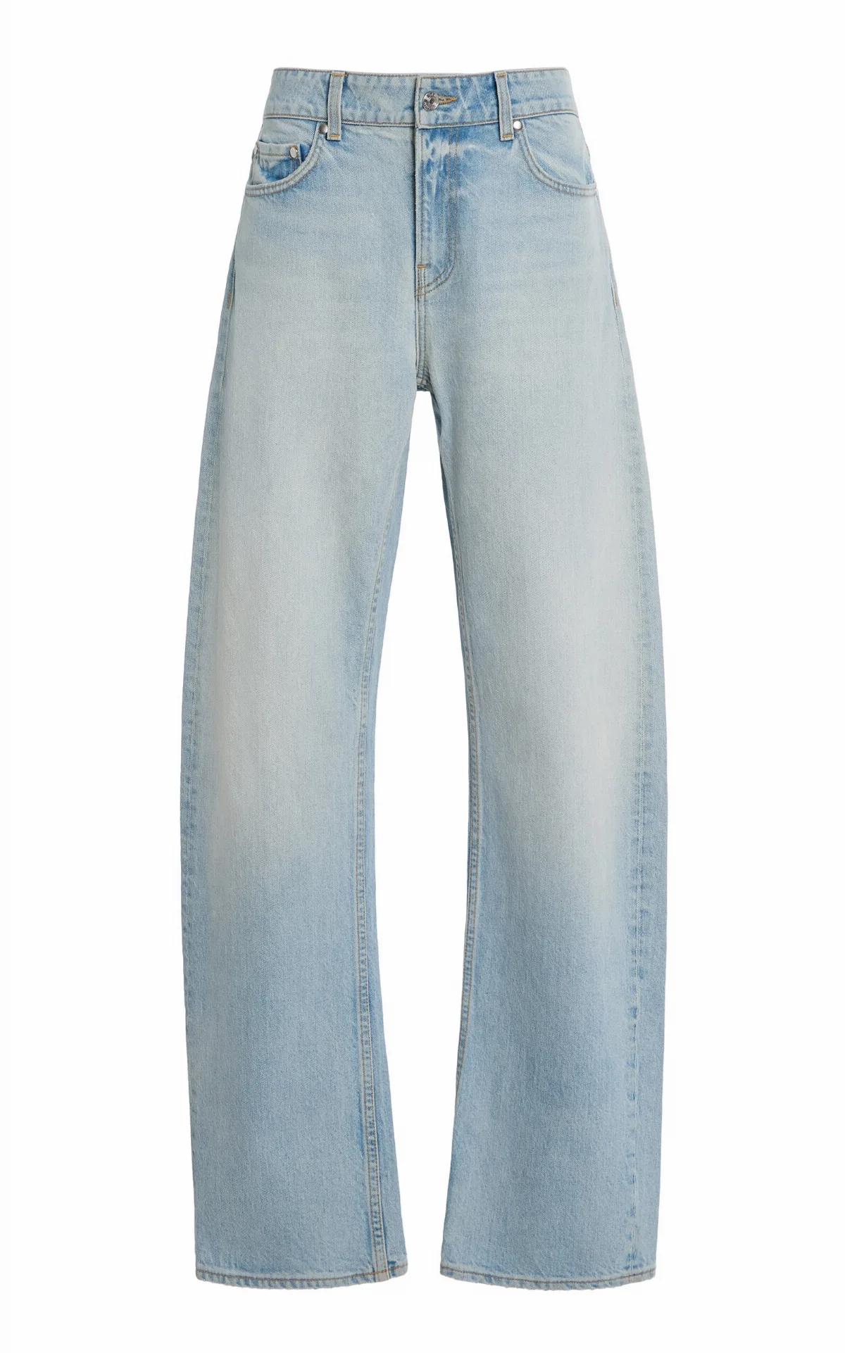 Alida Stretch Mid-Rise Bowed Jeans by EB Denim